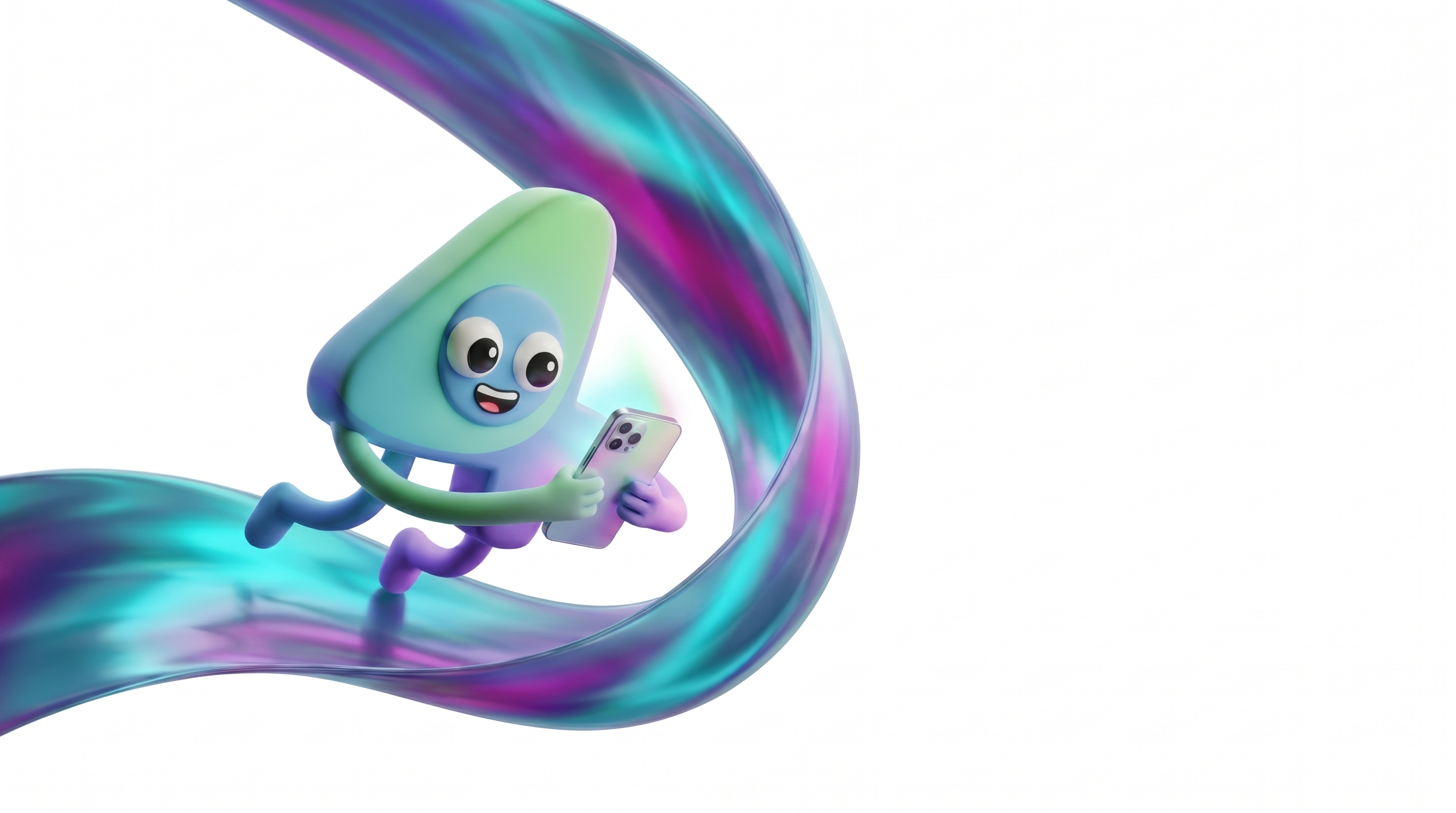 4BTR White Ribbon Mascot Background